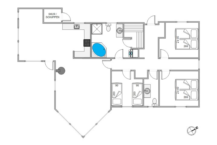 Ferienhaus K0165 in Fyrrealle 6, Lodbjerg Hede - Bild #13