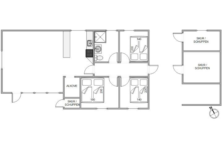 Ferienhaus K6038 in Brunbjergvej 11, Lodbjerg Hede - Bild #13