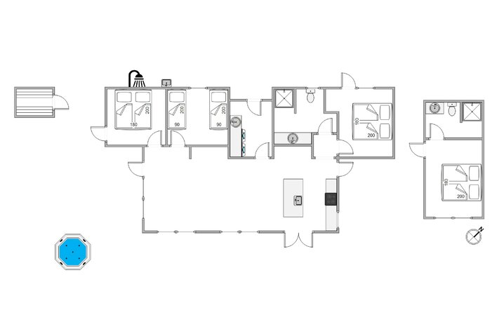 Sommerhus K6053 på Løvsangervej 23, Lodbjerg Hede - Billede #13