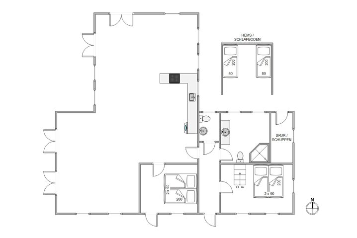 Ferienhaus K6064 in Lysningen 1, Lodbjerg Hede - Bild #5