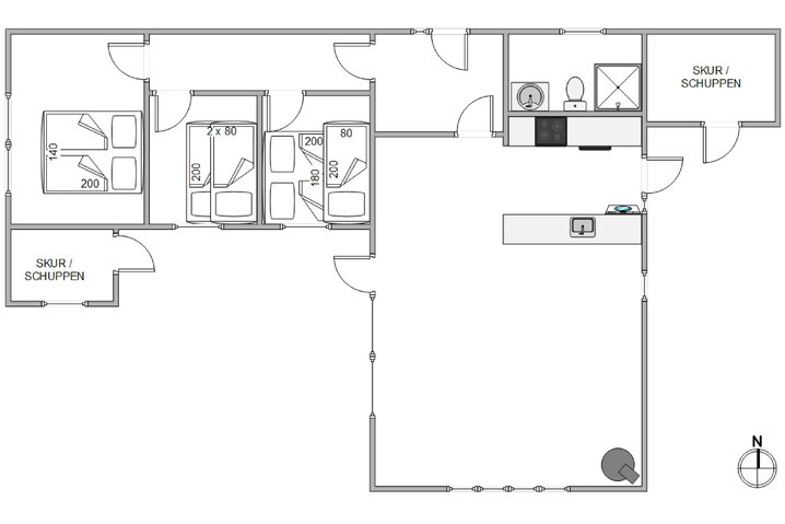 Ferienhaus K6083 in Lærkealle 9, Lodbjerg Hede - Bild #13