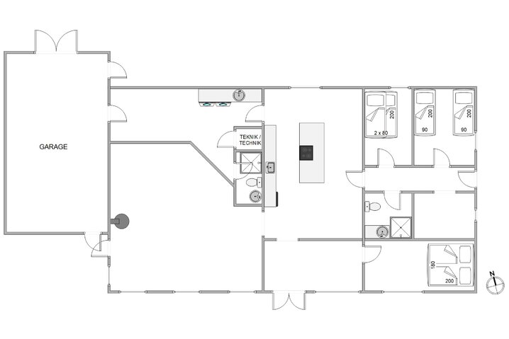 Ferienhaus K6094 in Tranebærvej 19, Lodbjerg Hede - Bild #5
