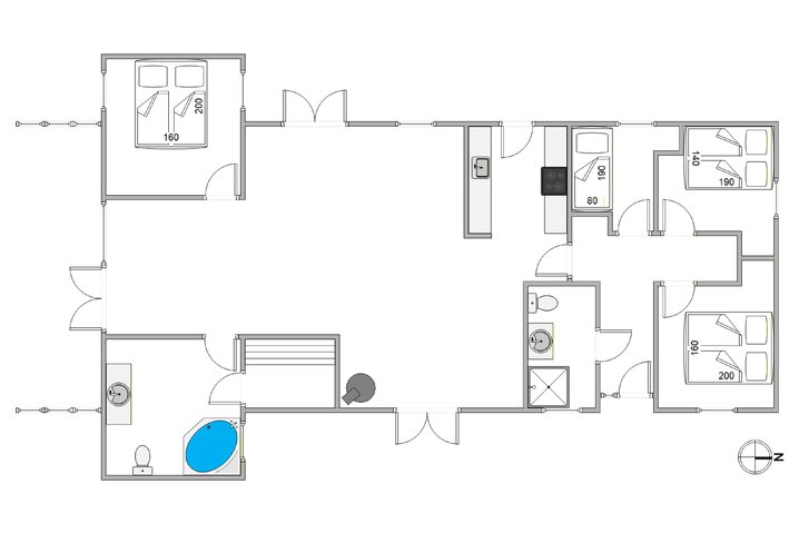 Ferienhaus K6146 in Sivsangervej 18, Lodbjerg Hede - Bild #5
