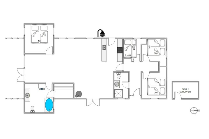 Ferienhaus K6146 in Sivsangervej 18, Lodbjerg Hede - Bild #13