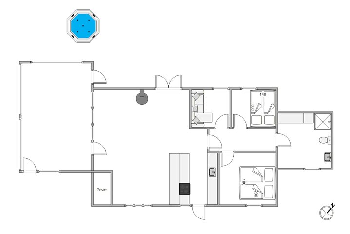 Ferienhaus K6251 in Løvsangervej 10, Lodbjerg Hede - Bild #13