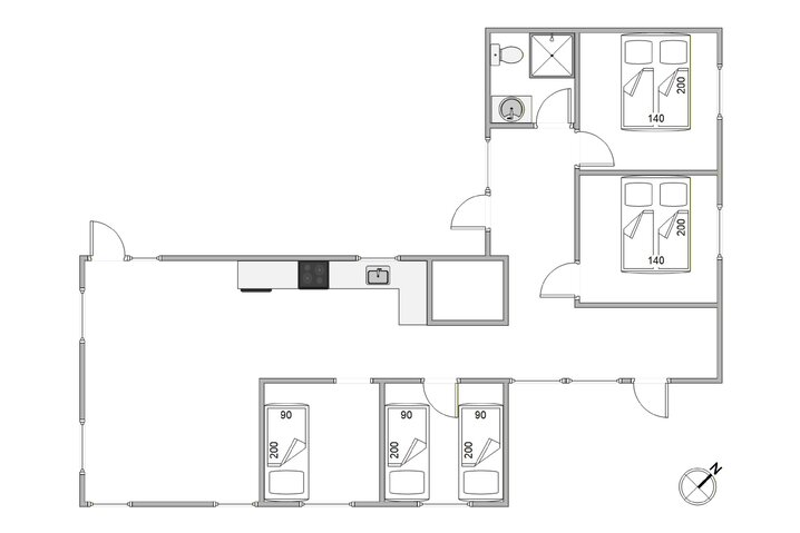 Sommerhus K6271 på Irisvej 7, Lodbjerg Hede - Billede #5