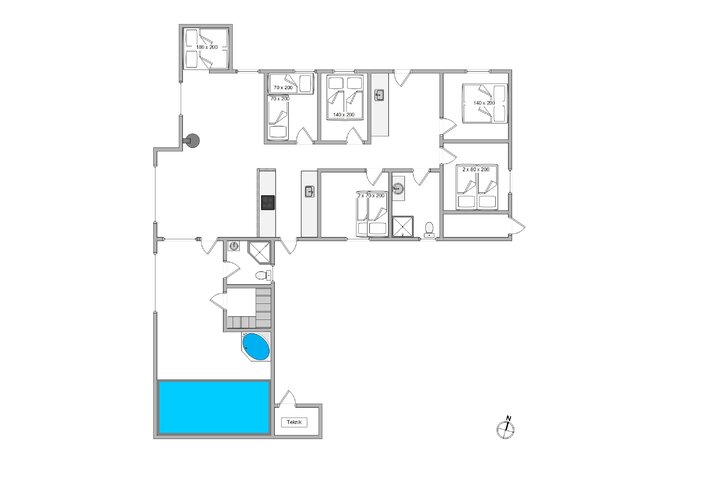 Ferienhaus K6279 in Granalle 18, Lodbjerg Hede - Bild #13