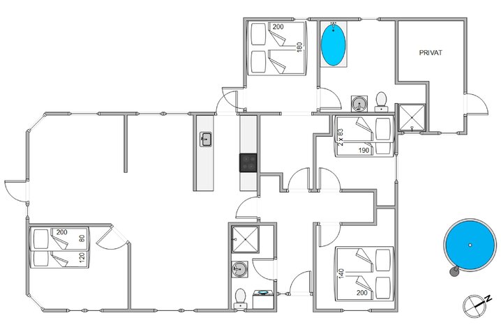 Ferienhaus K6304 in Risbjergvej 17, Lodbjerg Hede - Bild #13
