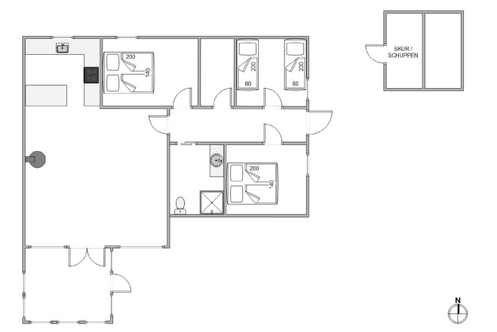 Ferienhaus K6317 in Hybenvej 50, Lodbjerg Hede - Bild #13