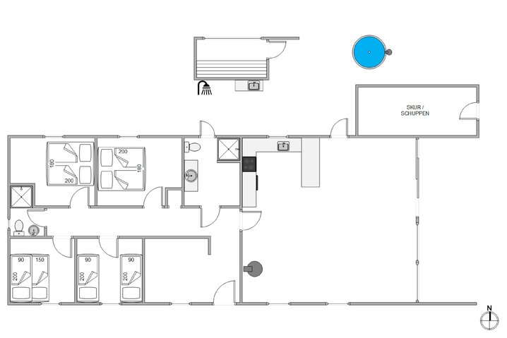 Sommerhus K6336 på Hybenvej 11, Lodbjerg Hede - Billede #5
