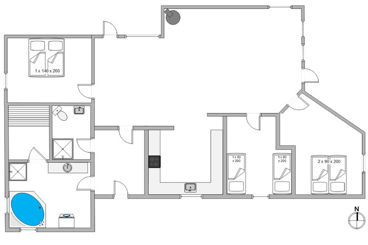 Sommerhus K6367 på Klitrosevej 14, Lodbjerg Hede - Billede #13