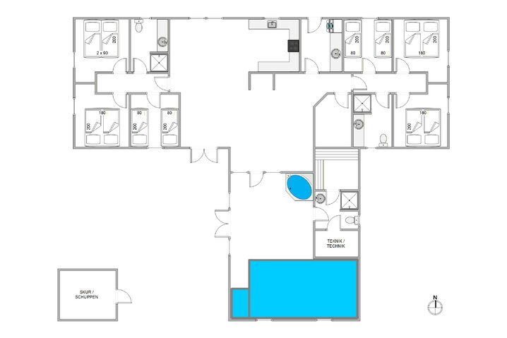 Ferienhaus K6372 in Risbjergvej 2, Lodbjerg Hede - Bild #13