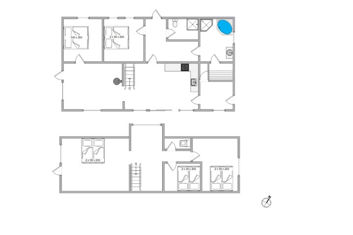 Ferienhaus K6388 in Tranebærvej 12, Lodbjerg Hede - Bild #13