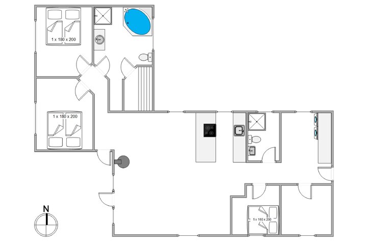 Ferienhaus K6409 in Risbjergvej 8, Lodbjerg Hede - Bild #13