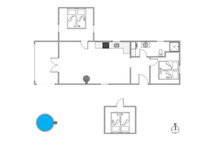 Sommerhus K6421 på Sivsangervej 8, Lodbjerg Hede - Billede #5