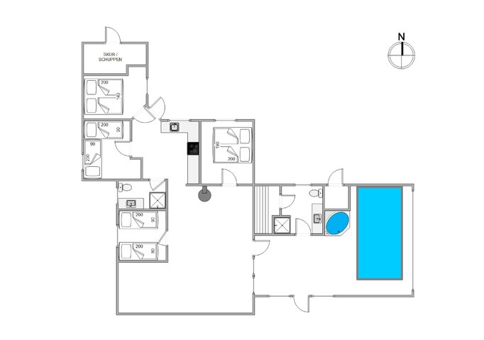 Ferienhaus K6437 in Brunbjergvej 19, Lodbjerg Hede - Bild #13