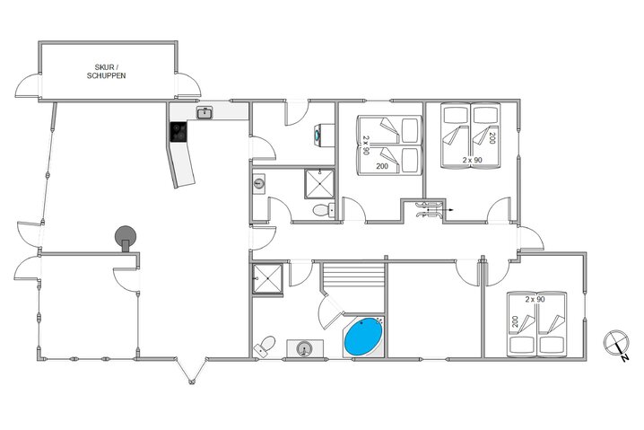 Ferienhaus K6473 in Lærkealle 8, Lodbjerg Hede - Bild #13