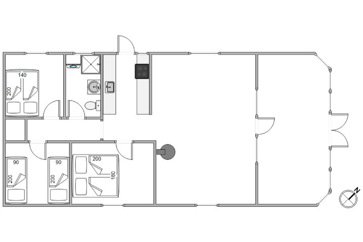 Ferienhaus K6488 in Porsevej 3, Lodbjerg Hede - Bild #13