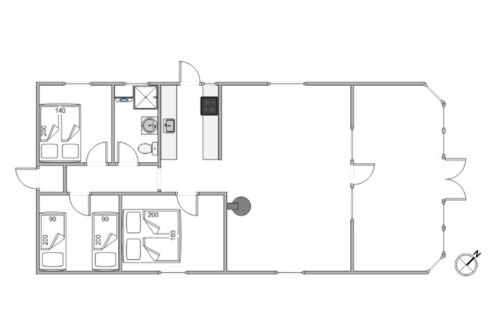 Ferienhaus K6488 in Porsevej 3, Lodbjerg Hede - Bild #5