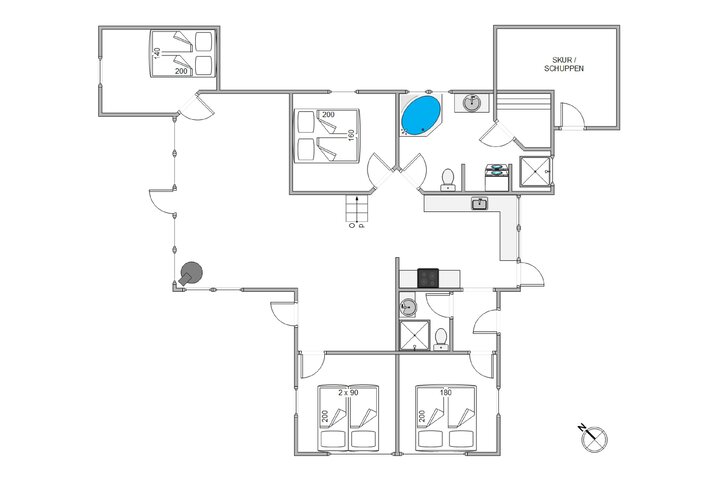 Ferienhaus K6513 in Lærkealle 18, Lodbjerg Hede - Bild #13