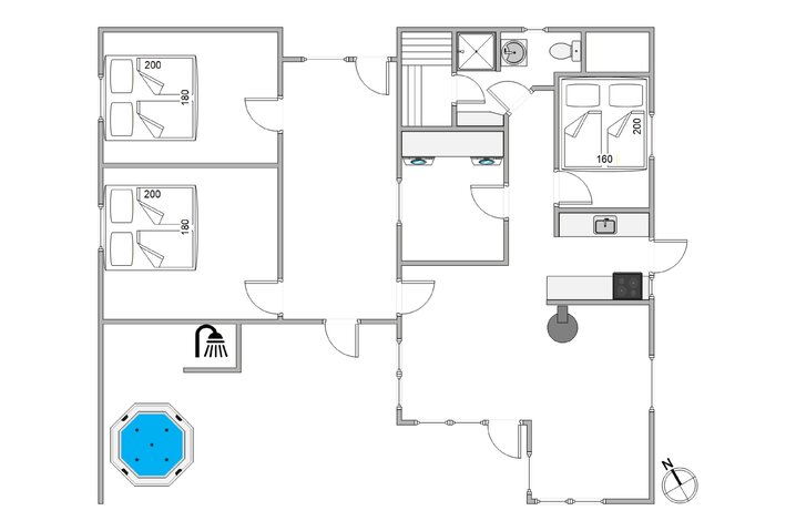 Sommerhus K6520 på Irisvej 1, Lodbjerg Hede - Billede #13