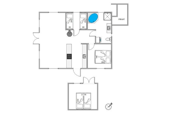 Ferienhaus K6629 in Bøgealle 23, Lodbjerg Hede - Bild #13