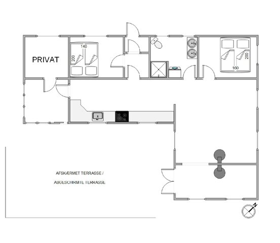 Sommerhus K6643 på Rørsangervej 1, Lodbjerg Hede - Billede #13