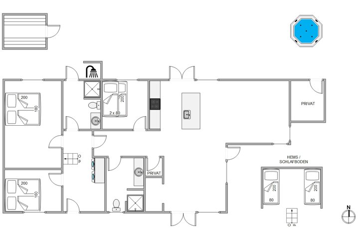 Ferienhaus K6684 in Gransangervej 19, Lodbjerg Hede - Bild #13