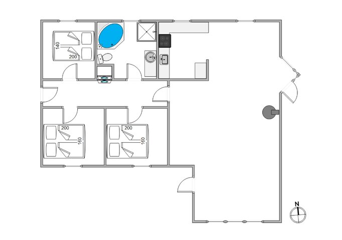 Ferienhaus K6697 in Klevevej 18, Lodbjerg Hede - Bild #5