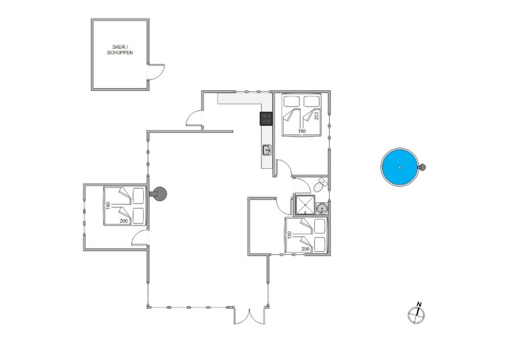 Ferienhaus K6742 in Hybenvej 62, Lodbjerg Hede - Bild #5
