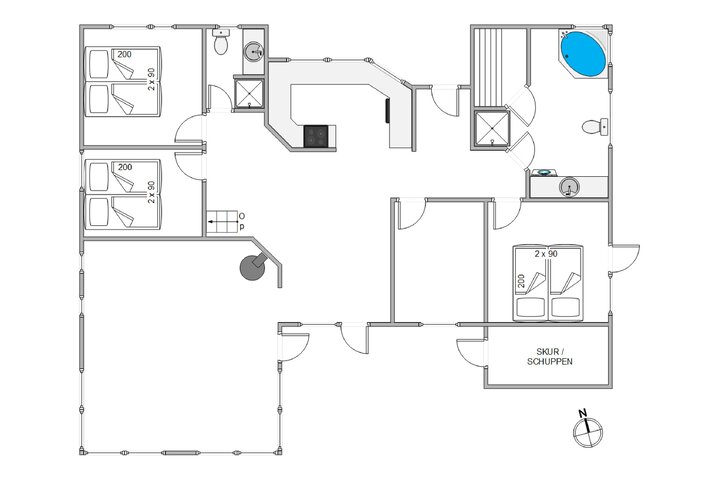 Ferienhaus K6804 in Bøgealle 16, Lodbjerg Hede - Bild #13