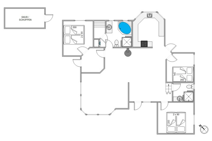 Ferienhaus K6806 in Risbjergvej 58, Lodbjerg Hede - Bild #13