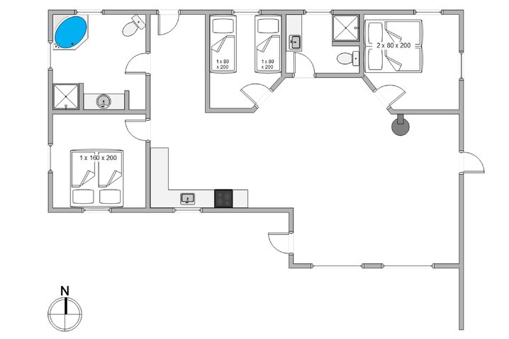 Sommerhus K6818 på Brunbjergvej 28, Lodbjerg Hede - Billede #13