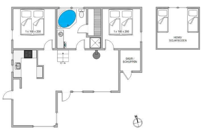 Ferienhaus K6915 in Klevevej 75, Lodbjerg Hede - Bild #13