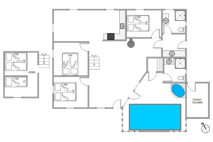 Sommerhus K6929 på Løvsangervej 12, Lodbjerg Hede - Billede #13