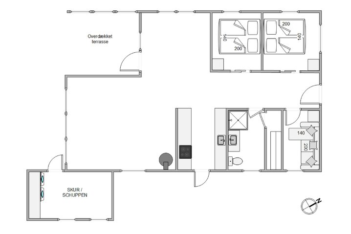 Ferienhaus KK1054 in Rørsangervej 15, Lodbjerg Hede - Bild #13