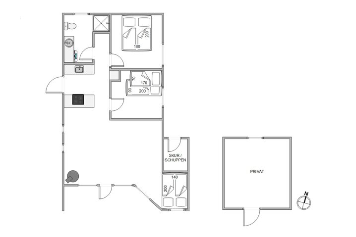 Sommerhus KK1095 på Risbjergvej 52, Lodbjerg Hede - Billede #13
