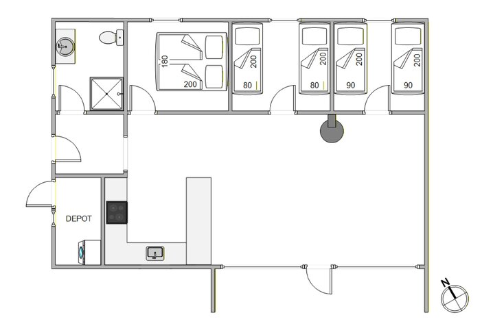 Sommerhus KK1120 på Bøgealle 3, Lodbjerg Hede - Billede #13