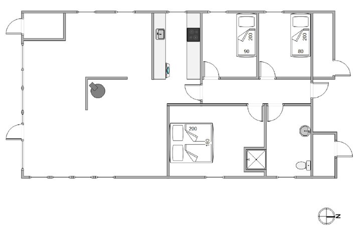 Sommerhus KW1374 på Hybenvej 23, Lodbjerg Hede - Billede #13