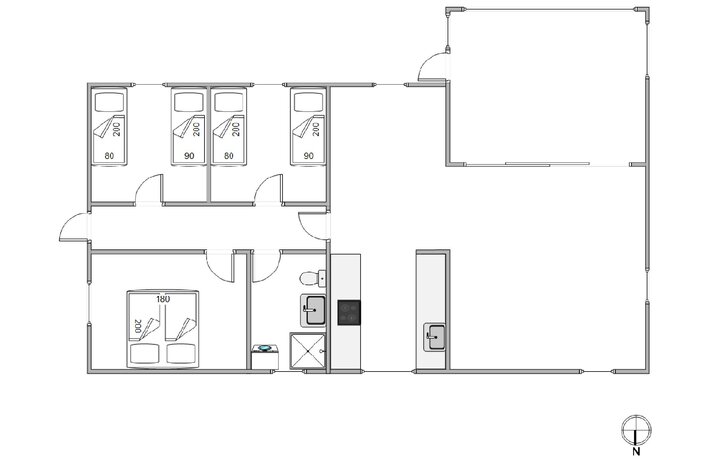 Ferienhaus KW1388 in Tambjergvej 10, Lodbjerg Hede - Bild #13