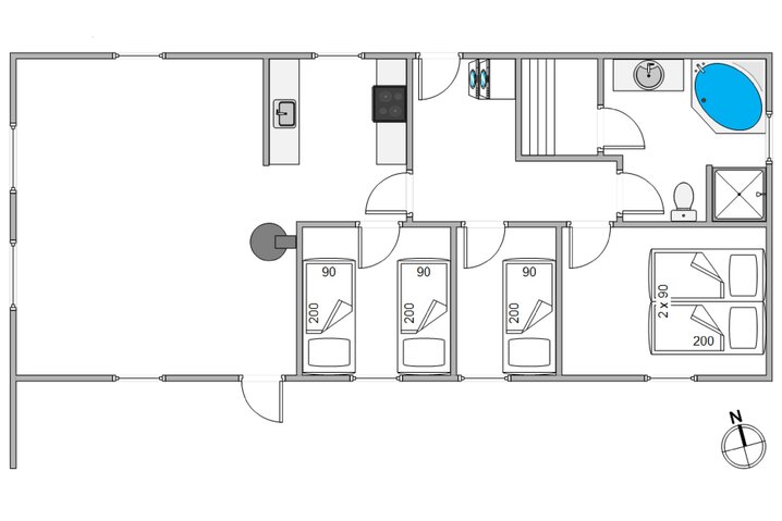 Ferienhaus L6054 in Vester Mosevej 90, Vester Husby - Bild #13