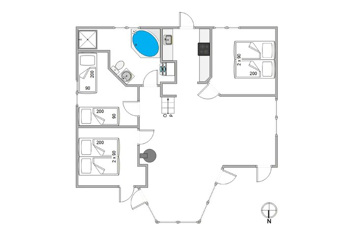 Ferienhaus L6064 in Fjand Strand 50, Fjand - Bild #13