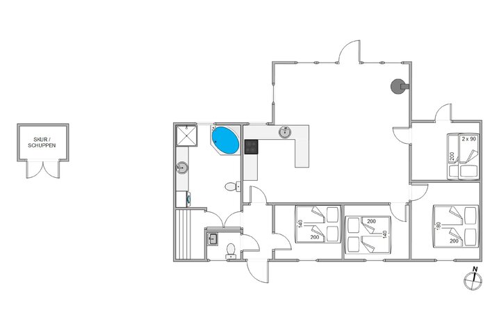 Ferienhaus L6174 in Hagevej 99, Fjand - Bild #13