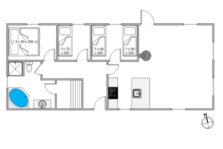 Sommerhus L6671 på Svollingvej 34, Vester Husby - Billede #13