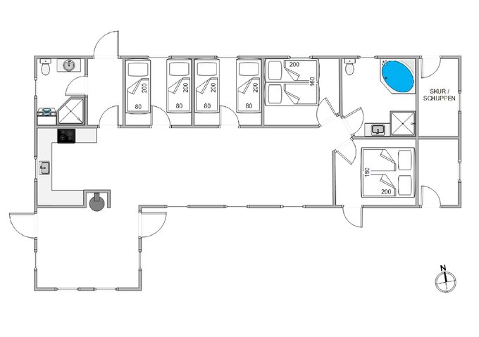 Ferienhaus L6896 in Lyngklitvej 1, Fjand - Bild #13