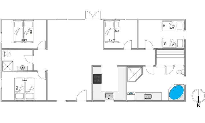 Ferienhaus LL1022 in Kornbjergvej 38, Husby - Bild #13