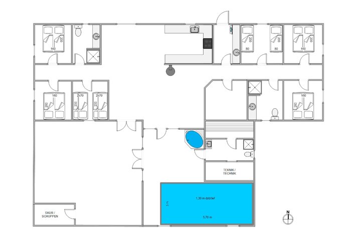 Ferienhaus LL1028 in Sdr. Fjandvej 36, Fjand - Bild #13