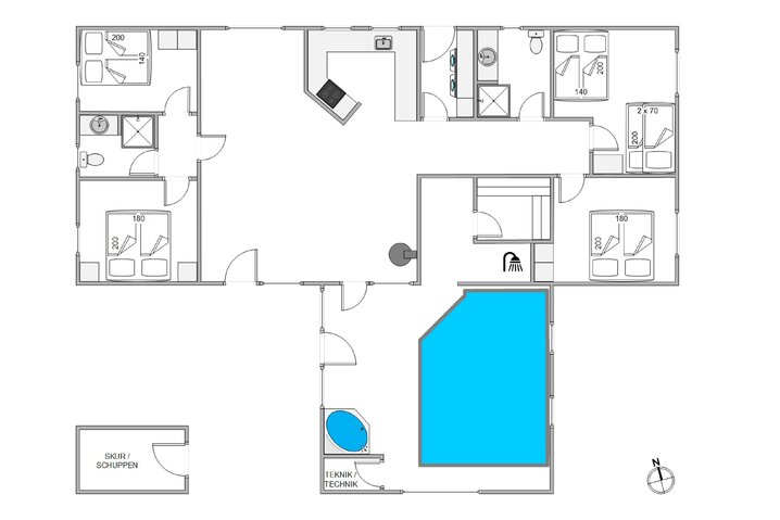 Ferienhaus LL1105 in Grævlingevej 16, Husby - Bild #13