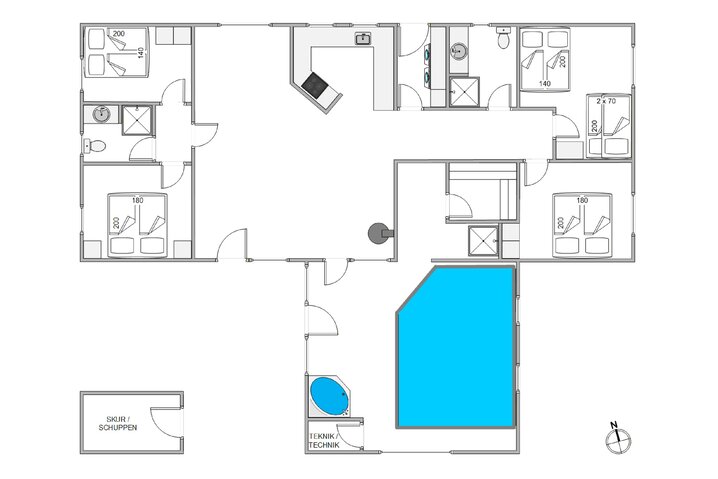 Ferienhaus LL1105 in Grævlingevej 16, Vester Husby - Bild #13
