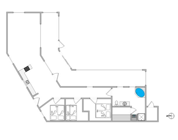 Ferienhaus i0041 in Sletten 72, Søndervig - Bild #13